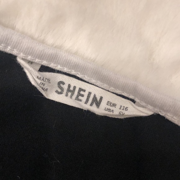Shein black romper girls size 6Y - Picture 3 of 3